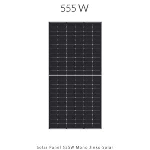 پنل خورشیدی 555 وات مونو کریستال برند Jinko Solar