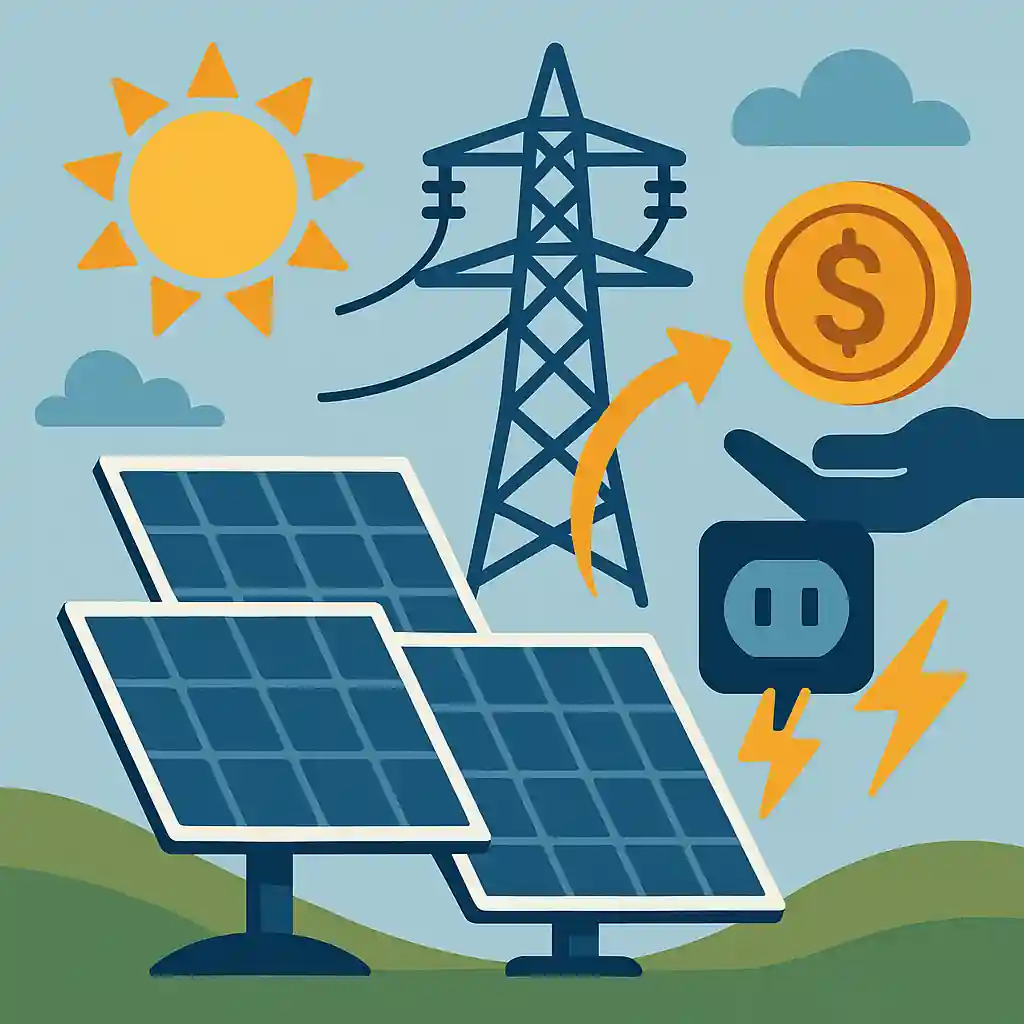 فروش برق پنل خورشیدی